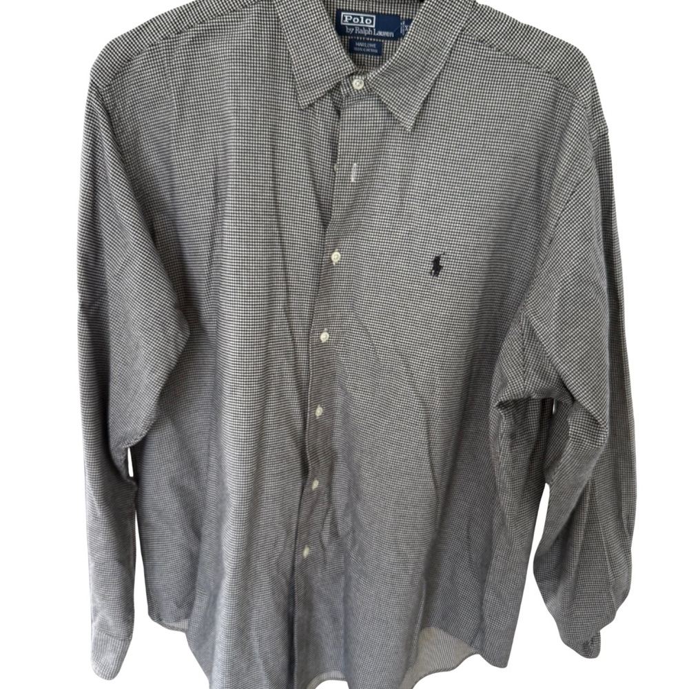 Polo by Ralph Lauren Marlowe Shirt – Houndstooth Check – XL